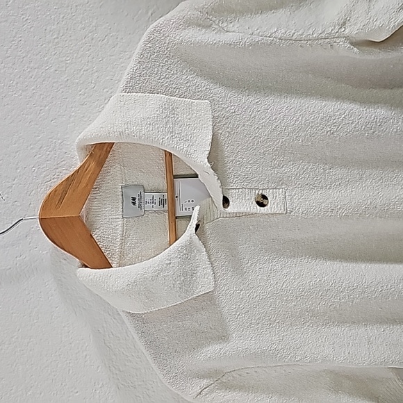 NWT H&M Boucle Polo Shirt Men's Sz.L - Picture 3 of 10